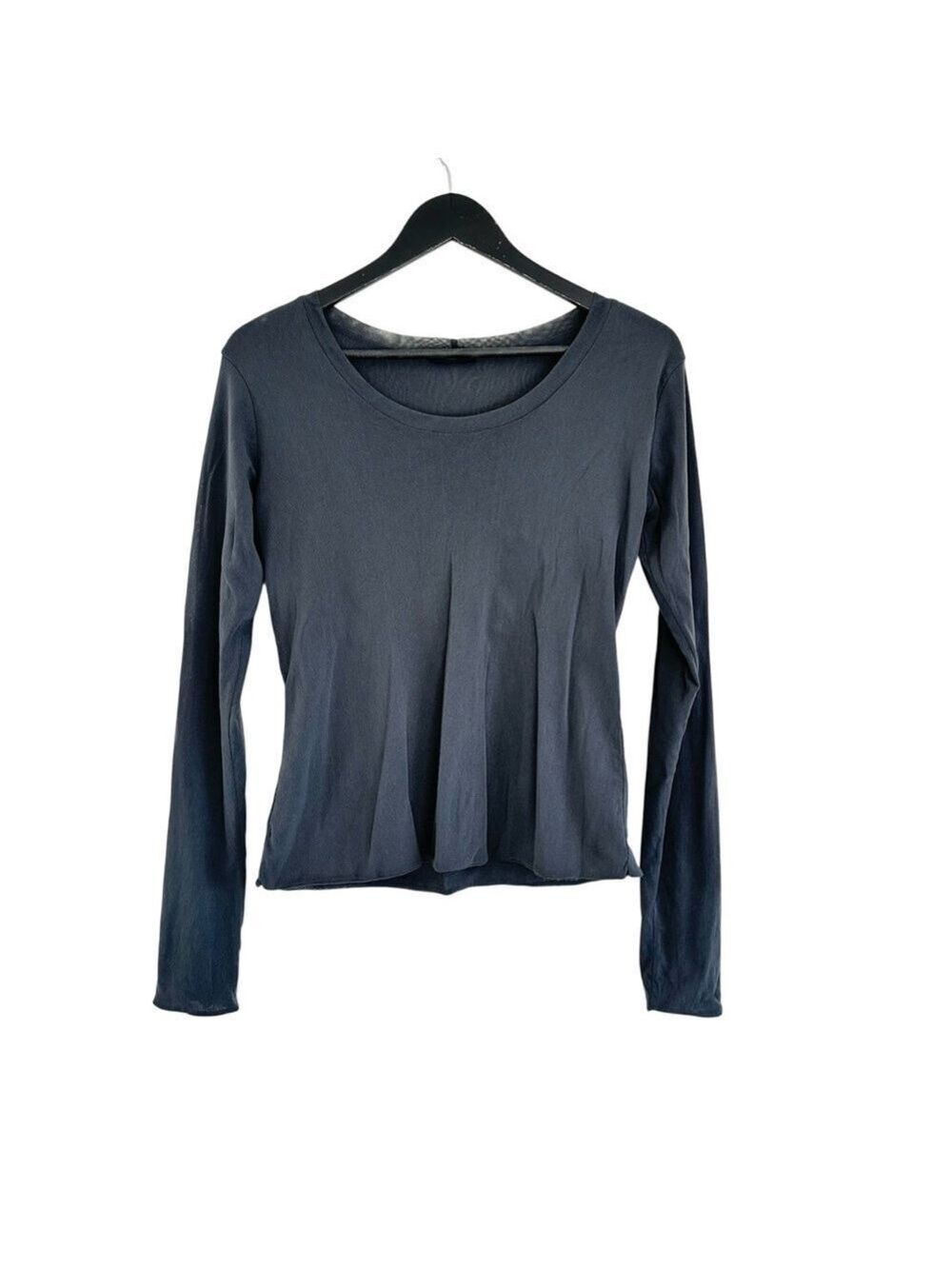 Crea Concept Double Mesh Long Sleeve Charcoal Grey Size Small